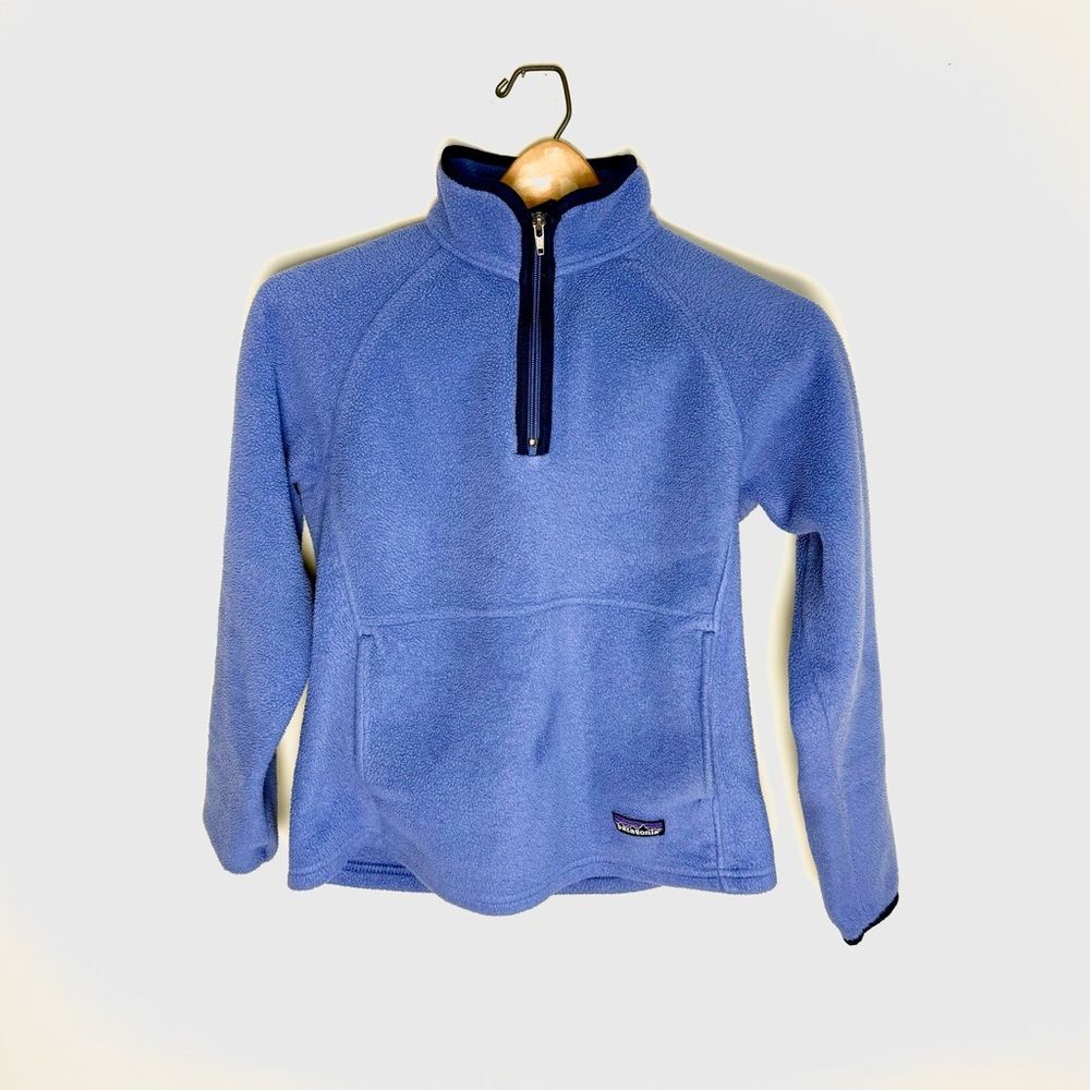 Patagonia Women's Blue Quarter Zip Synchilla Fleece Jacket |XS
